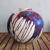 RAAQUU Large Globe XL in Full Copper Matte Art Vase (Pre-Order) - 13 inch Raku Handmade Pottery Art Centerpiece Home Decor with Serial Number view 4