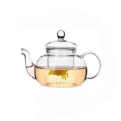 400ml,600ml,800ml,1000ml Glass Teapot with Removable Infuser,Tea Kettle with Beautiful Packaging,Loose Leaf and Blooming Tea Maker,Best Gift for choice (Color : Clear, Size : 400ml)