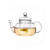400ml,600ml,800ml,1000ml Glass Teapot with Removable Infuser,Tea Kettle with Beautiful Packaging,Loose Leaf and Blooming Tea Maker,Best Gift for choice (Color : Clear, Size : 400ml) view 1