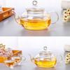 400ml,600ml,800ml,1000ml Glass Teapot with Removable Infuser,Tea Kettle with Beautiful Packaging,Loose Leaf and Blooming Tea Maker,Best Gift for choice (Color : Clear, Size : 400ml) view 3