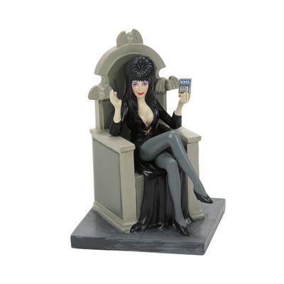 Department 56 Elvira Mistress of The Dark Village Accessories Signing Autographs Figurine, 3.3 Inch, Multicolor