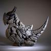 Enesco Edge Sculpture Rhinoceros Head Bust Animal Figurine, 19.3 Inch, Dark Grey view 4