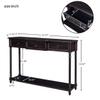 Anwick Buffet Sideboard, Wood Storage Cabinet, Console Table with Storage Shelf, 3 Drawers, Wood Buffet Server for Living Room Kitchen Dining Room (Espresso) view 2