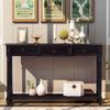 Anwick Buffet Sideboard, Wood Storage Cabinet, Console Table with Storage Shelf, 3 Drawers, Wood Buffet Server for Living Room Kitchen Dining Room (Espresso) view 3