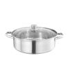304 Stainless Steel Stock Pot - Stock Pot With Tempered Glass Lid, Multifunctional Soup Pot With Thickened Composite Bottom, Dishwasher Safe, Induction Cooker Gas General Purpose (Size : 30CM) view 1