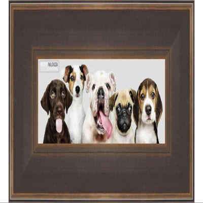 Poster Palooza Panoramic or Puzzle Contemporary Bronze Complete Wood Panoramic Frame with UV Acrylic Plexiglass, Foam Board Backing & Hardware Included