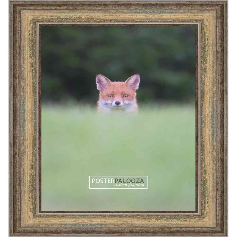 Poster Palooza 8x14 Traditional Black Complete Wood Picture Frame with UV Acrylic Plexiglass, Foam Board Backing & Hardware Included