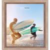 Poster Palooza 12x24 Traditional Antique Silver Complete Wood Picture Frame with UV Acrylic Plexiglass, Foam Board Backing & Hardware Included view 4