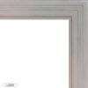 Poster Palooza 40x30 Contemporary Silver Wood Picture Frame - Complete with Frame Grade Acrylic, Backing, and Hardware view 2