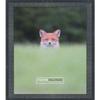 Poster Palooza 8x14 Contemporary Black Complete Wood Picture Frame with UV Acrylic Plexiglass, Foam Board Backing & Hardware Included view 3