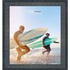 Poster Palooza 8x14 Contemporary Black Complete Wood Picture Frame with UV Acrylic Plexiglass, Foam Board Backing & Hardware Included view 4