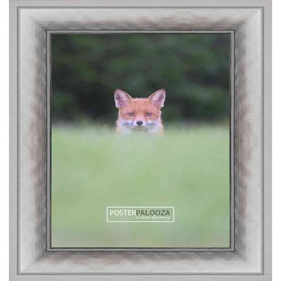 Poster Palooza 20x40 Contemporary Silver Complete Wood Panoramic Frame with UV Acrylic Plexiglass, Foam Board Backing & Hardware Included
