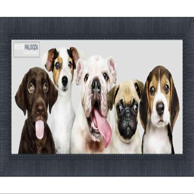13.5x40 Traditional Black Complete Wood Panoramic Frame with UV Acrylic Plexiglass, Foam Board Backing & Hardware Included