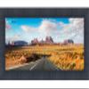 13.5x40 Traditional Black Complete Wood Panoramic Frame with UV Acrylic Plexiglass, Foam Board Backing & Hardware Included view 4