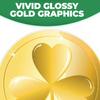 St. Patricks Day Gold Coin Floor Clings, 13 Piece view 2