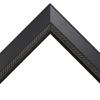 Poster Palooza 22x28 Frame Black Ornate Beveled Rope Solid Wood Picture Frame | 2 Inch Moulding Width | with UV Acrylic Plexiglass, Foam Board Backing & Hanging Hardware Included view 2