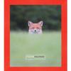 Poster Palooza 6x12 Frame Red Minimalist Solid Wood Picture Frame with UV Acrylic Plexiglass, Foam Board Backing & Hanging Hardware Included view 3
