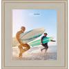 Poster Palooza 6x9 Contemporary Silver Complete Wood Picture Frame with UV Acrylic Plexiglass, Foam Board Backing & Hardware Included view 4