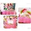 1pc Disposable Table Skirt Plastic Tableskirt Disposable Reusable Rectangular Table-Cloth Skirt Birthday Banquet Party (Color : Gray, Size : 73x426cm Table Skirt) view 3