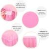 1pc Disposable Table Skirt Plastic Tableskirt Disposable Reusable Rectangular Table-Cloth Skirt Birthday Banquet Party (Color : Gray, Size : 73x426cm Table Skirt) view 4