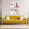 Poster Palooza Pack of 4 White Washed 11x14 Picture Frames | Solid Wood | UV-Resistant Acrylic | Easy Gallery Wall Setup view 3