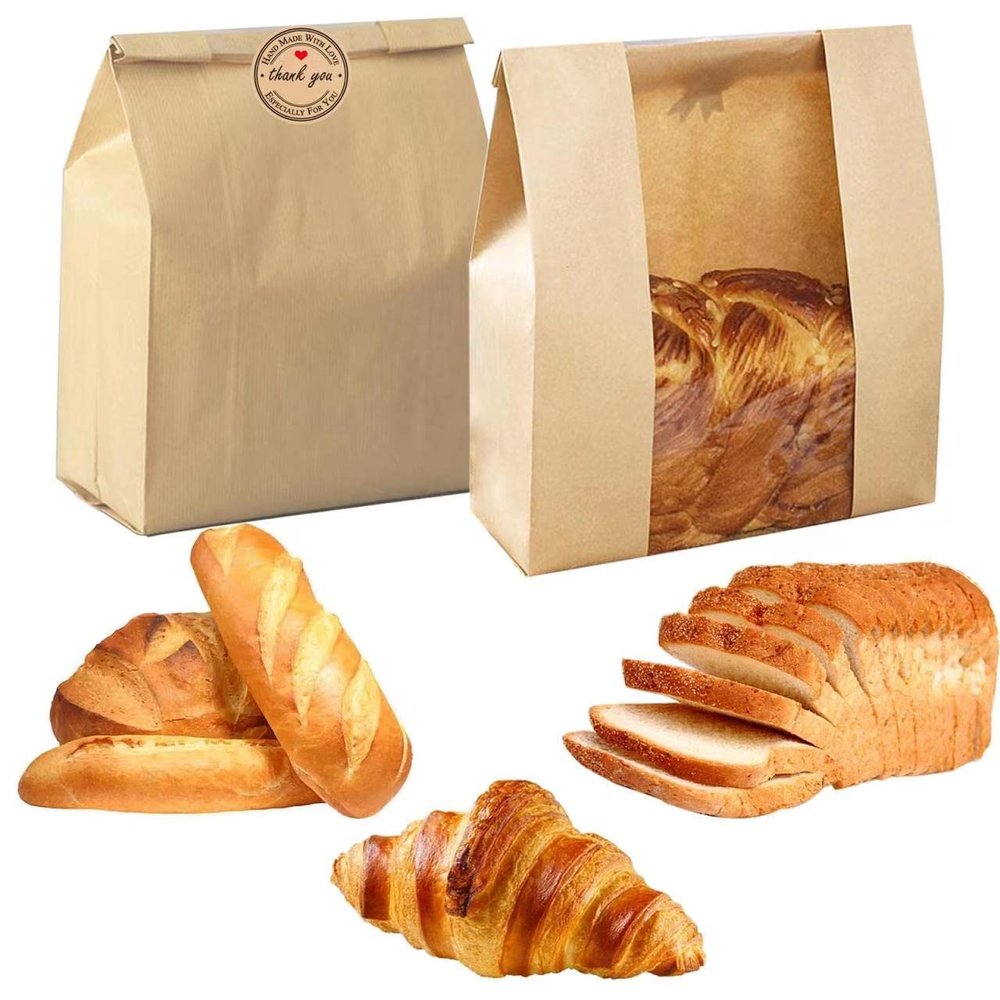 Large Bread Bags for Homemade Sourdough Bread Bags 25Pack Bread Gifting Bag