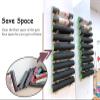 Yoga Mat Holder 9 Layer Wood Yoga Mat Holder for Commercial Gym, Wall Mount Home Yoga Mat Storage Racks for Hanging Exercise Mats, Freestanding Display Shelf view 3