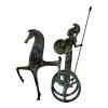 Chariot of Goddess Athena Minerva Real Bronze Metal Art Sculpture Statue view 4