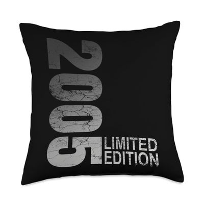 21 Years Old boy Limited Edition 21th Birthday Girl Throw Pillow