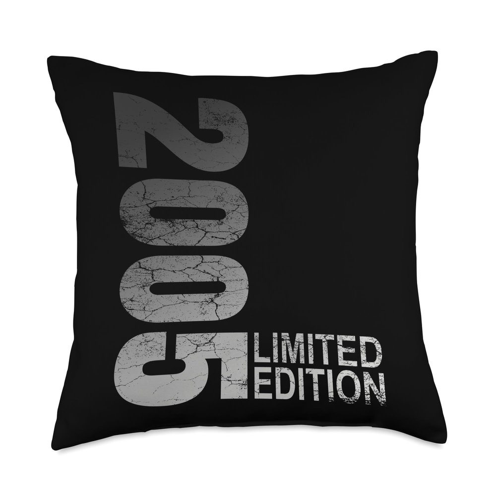 21 Years Old boy Limited Edition 21th Birthday Girl Throw Pillow