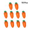Homoyoyo Cake Decorations Plastic Carrot Containers Clear Orange Carrot Shaped Easter Eggs for Easter Basket Fillers Party Clear Orange Plastic Baskets view 3