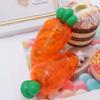 Homoyoyo Cake Decorations Plastic Carrot Containers Clear Orange Carrot Shaped Easter Eggs for Easter Basket Fillers Party Clear Orange Plastic Baskets view 4