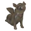 1 Pcs Zen Yoga Flying Pig Angel Hog Heavens In Cobra Stretch Pose Rustic Statue Decor view 4