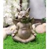 1 Pcs Zen Yoga Flying Pig Angel Hog Heavens Meditating In Lotus Pose Rustic Statue view 1
