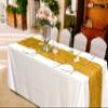 15 Pack Cheesecloth Table Runner 10Ft Romantic Cheese Cloth Table Runner 35 x120 Inch Rustic Gauze Boho Table Runners for Wedding Birthday Party Baby Bridal Shower Gender Reveal Table Decor(Mustard) view 4