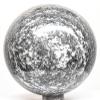 2.6" 450g Striped Black White Onyx w/Calcite Sphere Polished Natural Gemstone Crystal Mineral Collectible Ball - Peru + Stand view 4
