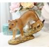 1 Pcs African Lion Queen Lioness With Cub Family Statue 11" L Animal Collectible view 1