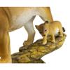 1 Pcs African Lion Queen Lioness With Cub Family Statue 11" L Animal Collectible view 4