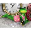 1 Pcs Diva Green Lady Frog In Pink Swimsuit & Golden Manicure Figurine view 1