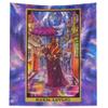 The Ghoulish Garb Marie Laveau Justice Tarot Card Tapestry - New Orleans Voodoo Queen Mardi Gras Witchcraft Pagan Witch Wall Hanging Home Decor (60" x 50") view 1