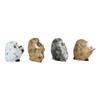 1 Pcs Wise Academic Forest Snowy Owls & Chicks Figurine Set Small Collectibles view 2