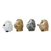 1 Pcs Wise Academic Forest Snowy Owls & Chicks Figurine Set Small Collectibles view 3