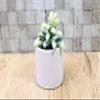 (Amazon.co.jp Exclusive) Flower Base Candle Holder, Pure Circle S, H 2.2 x Diameter 2.2 inches (5.5 cm) x Diameter 2.2 inches (5.5 cm), White 6 Pieces view 3