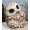 1 Pcs Tropical Brown Great Horned Baby Owl Wobbly Tiptoeing Figurine view 1
