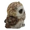 1 Pcs Tropical Brown Great Horned Baby Owl Wobbly Tiptoeing Figurine view 2
