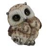 1 Pcs Tropical Brown Great Horned Baby Owl Wobbly Tiptoeing Figurine view 4