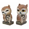 1 Pcs Valentines Kissing Love Owl Couple Decor Statue 2 Owls W/ Heart Sign view 2