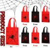 Ferraycle 24 Pack Spider Themed Gift Bags Spider Party Favors Non Woven Reusable Goody Treat Bags with Handles Birthday Party Supplies for Kids Boys, 6 Styles(Spooky Style) view 3