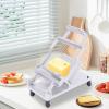 Cheese Slicer & Cheese Cutter for Block Cheese Metal Cheese Slicer Cutting Board Kitchen Gadgets Gift Set for Cheese Butter view 2