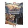 Custom Blanket With Photo Personalized Bedding Throw Blankets Customized Flannel Fleece Blankets for Mother Father Family Friends Lovers Pets Wedding Valentine's Day Customized Gift 2 Photos 40"x50" view 1